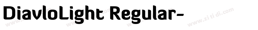 DiavloLight Regular字体转换
